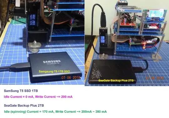 hdd/ssd power requirements