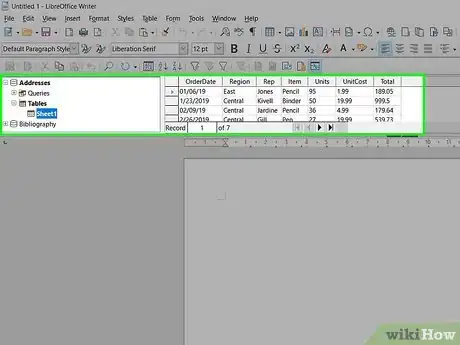 Image titled Convert a LibreOffice Spreadsheet Into a Database for Mail Merge Documents Step 17