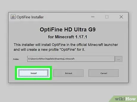 Image titled Install the OptiFine Mod for Minecraft Step 8
