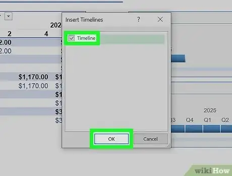 Image titled Create a Timeline in Excel Step 15
