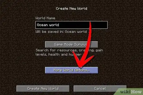 Image titled Make an Ocean World in Minecraft Step 2