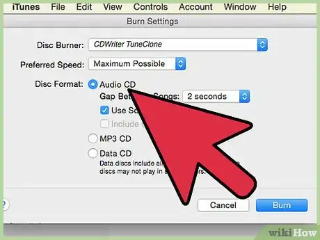 Image titled Burn a CD from Amazon Downloads Step 17