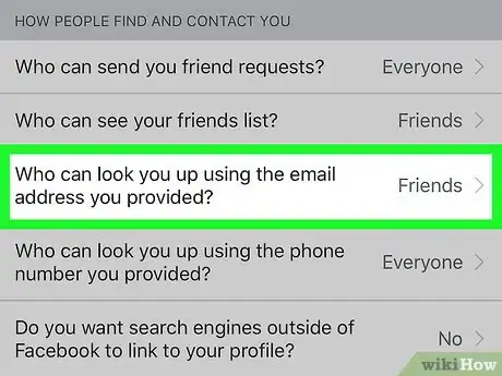Image titled Allow Messages from Non Friends on Facebook on iPhone or iPad Step 6