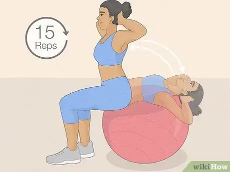 Image titled Do Sit Ups With an Exercise Ball Step 7