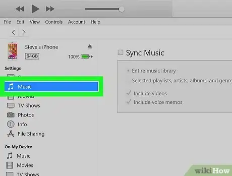 Image titled Import Music from iTunes to iPhone Step 5