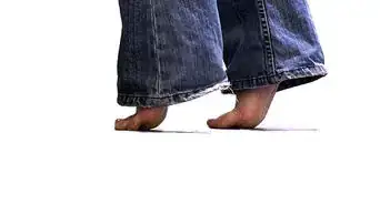 Cut Jeans to Make a Wider Leg