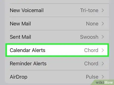 Image titled Change the Calendar Alert Sound on an iPhone Step 3