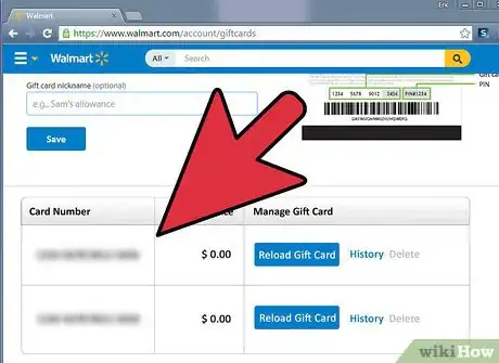 Image titled Add a New Gift Card to Your Walmart Website Account Step 8