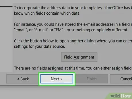 Image titled Convert a LibreOffice Spreadsheet Into a Database for Mail Merge Documents Step 12