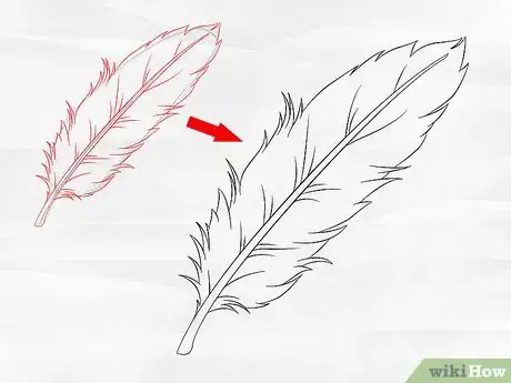 Image titled Draw a Feather Step 7