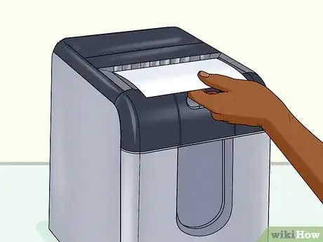 Image titled Shred Paper in a Shredding Machine Step 3