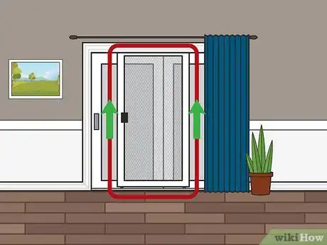 Image titled Remove a Sliding Screen Door Step 07