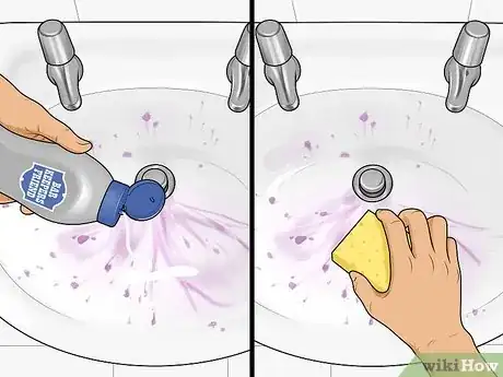 Image titled Get Hair Dye Off Sink Step 8