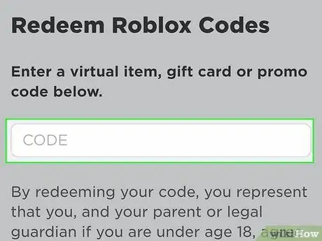 Image titled Use a Roblox Gift Card on iPhone Step 5