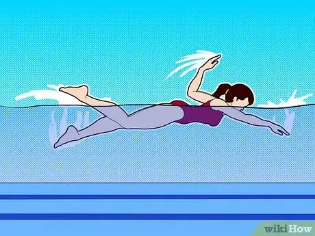 Image titled Perform a Flip Turn While Swimming Step 1