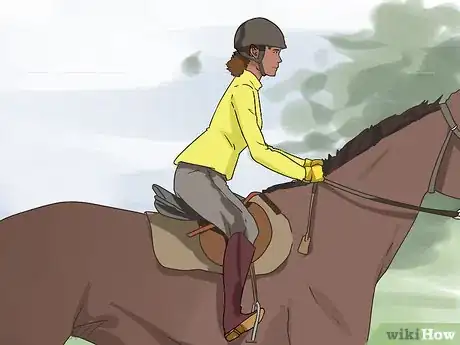 Image titled Improve Balance While Riding a Horse Step 6