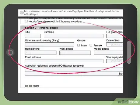 Image titled Fill Out a Credit Application Step 2
