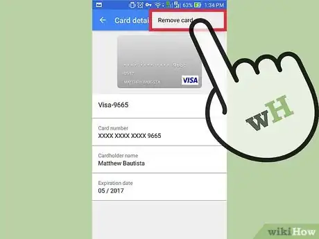 Image titled Remove a Card from Google Wallet Step 9