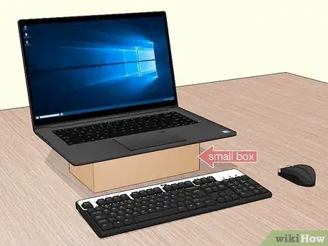 Image titled Raise a Laptop on a Desk Step 4
