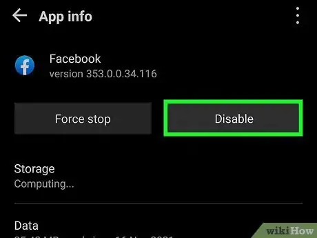 Image titled Uninstall Facebook on Android Step 4