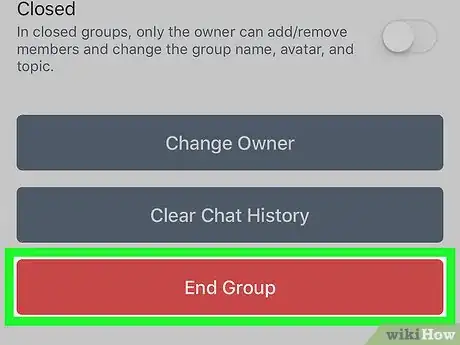 Image titled Delete Group on Groupme on iPhone or iPad Step 5