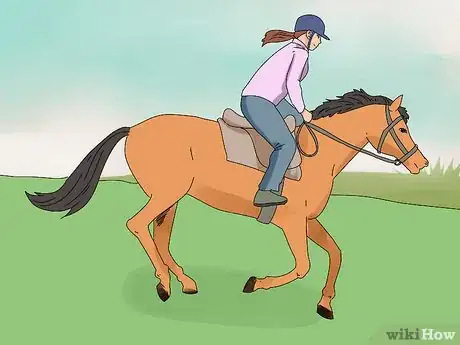 Image titled Ride a Horse at Walk, Trot, and Canter Step 12