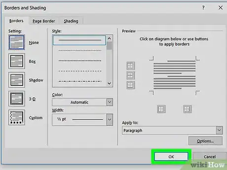 Image titled Add a Border to Word Step 9