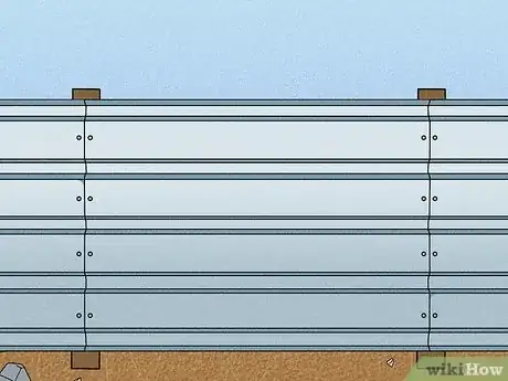 Image titled Frame Corrugated Metal Fence Step 9