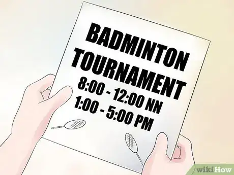 Image titled Organize a Badminton Tournament Step 3