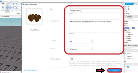 Image titled Make a Model in Roblox Studio Step 8