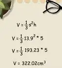 Calculate the Volume of a Square Pyramid