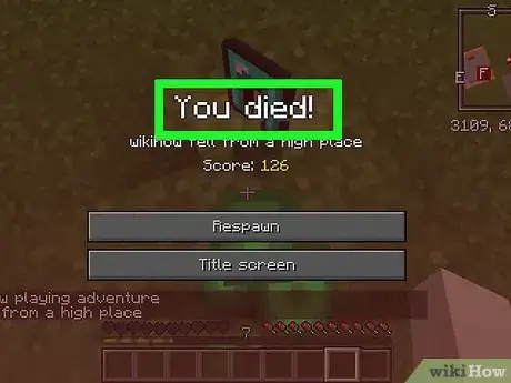 Image titled Die in Minecraft Step 5
