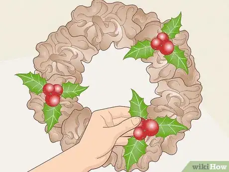 Image titled Make a Burlap Wreath Step 13