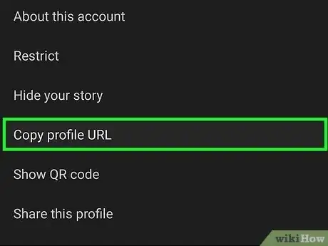 Image titled Share Instagram Profile Step 7