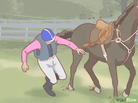 Image titled Avoid Injuries While Falling Off a Horse Step 3