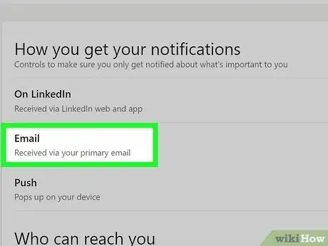 Image titled Stop Getting Emails from LinkedIn Step 11