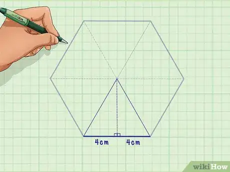 Image titled Calculate the Apothem of a Hexagon Step 3