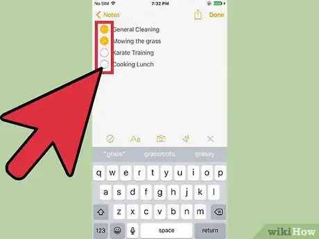 Image titled Create a to Do List in iPhone Notes Step 6