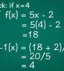 Algebraically Find the Inverse of a Function