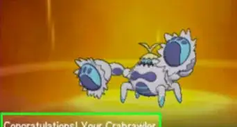Evolve Crabrawler in Pokémon Sun and Moon