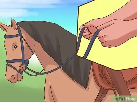 Image titled Teach a Horse to Neck Rein Step 13