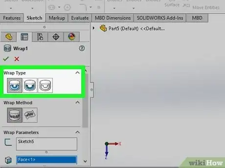 Image titled Solidwork How to Draw Around Other Object Step 8