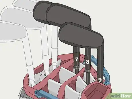 Image titled Arrange Clubs in a Golf Bag Step 7