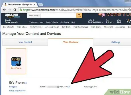 Image titled Wirelessly Transfer a Document to an Amazon Kindle Device Step 2