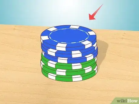 Image titled Shuffle Poker Chips Step 1