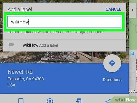 Image titled Add Labels on Google Maps on PC or Mac Step 7