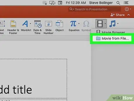 Image titled Add a Video to Powerpoint on a Mac Step 5