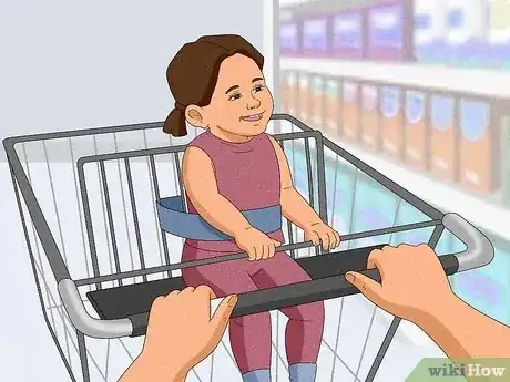 Image titled Put Car Seat in Shopping Cart Step 9