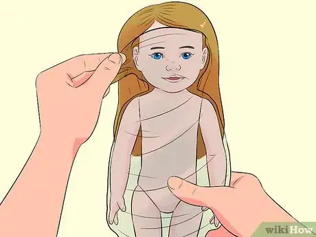 Image titled Wash an American Girl Doll's Hair Step 1