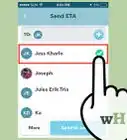 Share Your Location in Waze